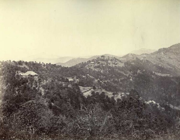 Vue du village de montagne