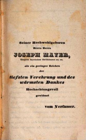 Versuch einer Odontologie : Inaugural-Abhandlung