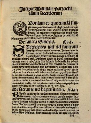 Manuale Parrochialium Sacerdotum
