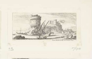 Civitavecchia, Blatt 12 der Folge "Antiche e moderne vedute di Romæ"