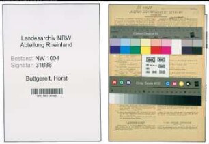 Entnazifizierung Horst Buttgereit , geb. 17.12.1917 (Masch.Schlosser)