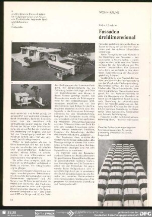 Fassaden dreidimensional : Wohn-Räume