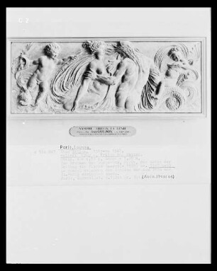 Nymphe, Triton und Putten