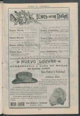 El mes en los teatros.
