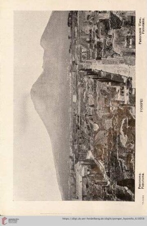 Pompei – Panorama. – Panorama. – Panoramic View. – Panorama.