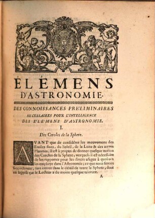 Elemens D'Astronomie