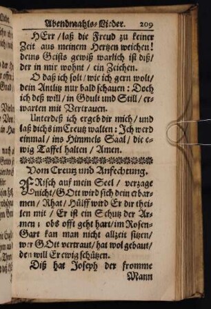 Vom Creutz und Anfechtung.