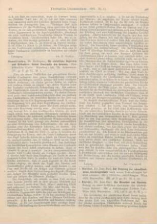 366-369 [Rezension] Richter, Jean Paul, Der Ursprung der abendländischen Kirchengebäude nach neuen Entdeckungen kritisch erläutert