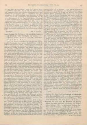 366-369 [Rezension] Richter, Jean Paul, Der Ursprung der abendländischen Kirchengebäude nach neuen Entdeckungen kritisch erläutert