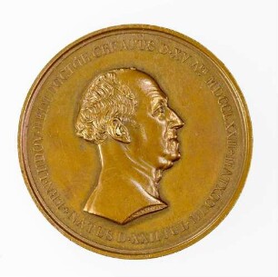Zwei Medaillen auf das 50. jährige Doktorjubiläum des Arztes Ernst Ludwig Heim