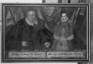 Doppelbildnis Landgraf Wilhelm IV. und seine Gemahlin Sabina (+1581)