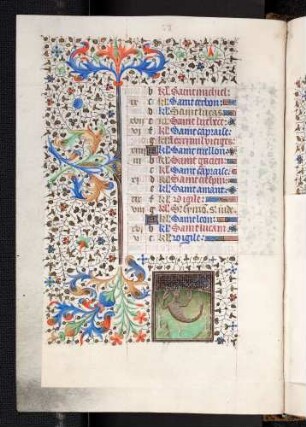 Kalendar: November; Tierkreiszeichen: Skorpion; Bordüre