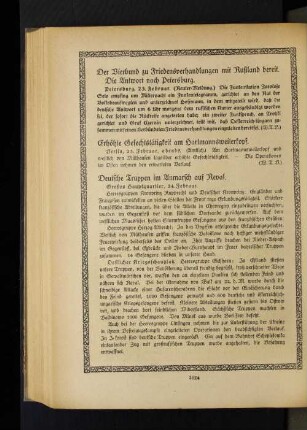 Deutsche Truppen im Anmarsch auf Reval.