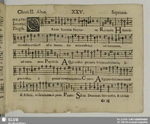 XXV. Oratio Jeremiae prophetae
