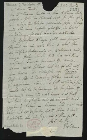 Brief an Aloys Fuchs : 23.03.1830
