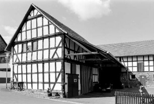 Scheune (Scheune, Fachwerk); Haina, Raingartenstraße 1