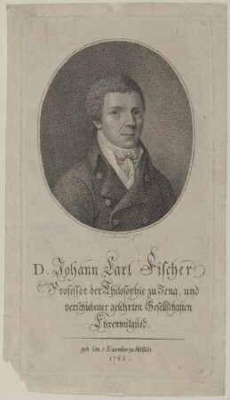 Bildnis des Johann Karl Fischer