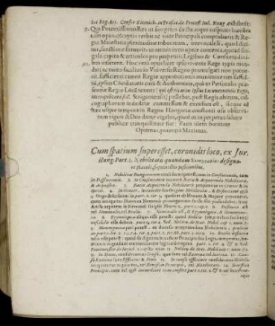Cum spatium superesset, coronidis loco, ex Jur. [...]