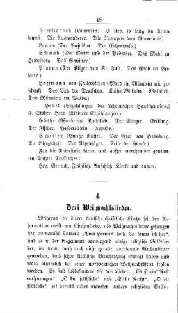 Drei Weihnachtslieder