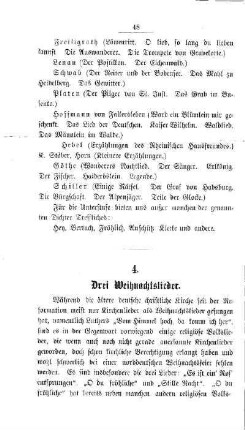 Drei Weihnachtslieder
