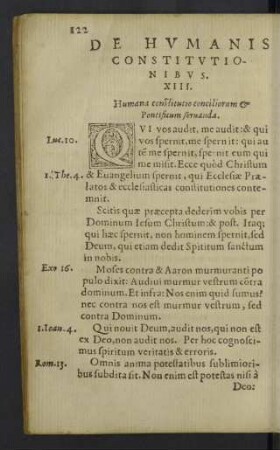 De humanis constitutionibus. XIII.
