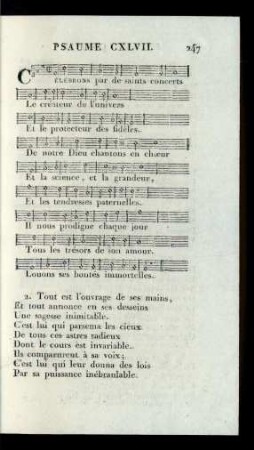 Psaume CXLVII.