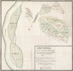 Grundriss über die verschiedene Churfürstliche Cammeral-Wald-Districten des Keferthaller Forstes zur Forstmeisterey Heidelberg gehorig