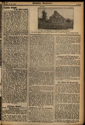 Zweite Ausgabe vom Dienstag, den 22. Januar 1929.