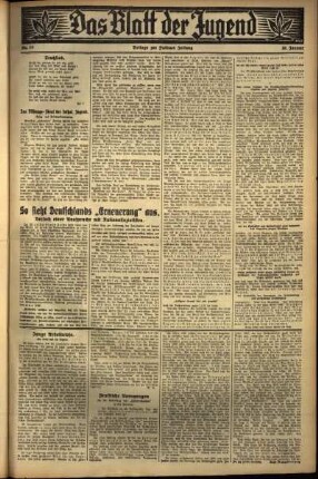 Zweite Ausgabe vom Mittwoch, den 20. Januar 1932.