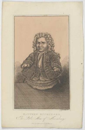 Bildnis des Matthew Buchinger