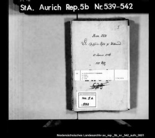 Ursprünglicher Gläubiger: Gasthausschule zu Wittmund Gläubiger im Jahre 1744: Gasthausschule zu Wittmund Höhe des Kredits bzw. der Schuld: 100 Reichstaler Jahr der Aufnahme des Kredits bzw. Jahr des Entstehens der Schuld: 1736