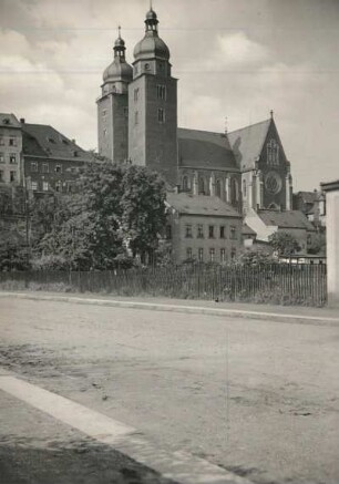 Plauen, Stadtkirche St. Johannis, Ansicht von Südwesten