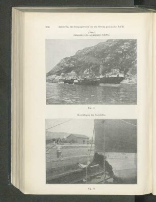 „Clam." Auspumpen des gestrandeten Schiffes.