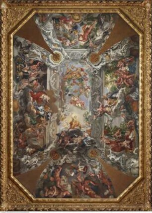 Triumph der Divina Providentia - Apotheose des Hauses Barberini und der päpstlichen Herrschaft Urbans VIII.