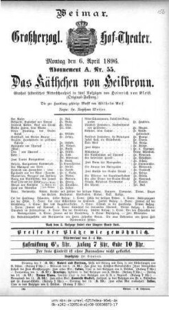 Das Käthchen von Heilbronn