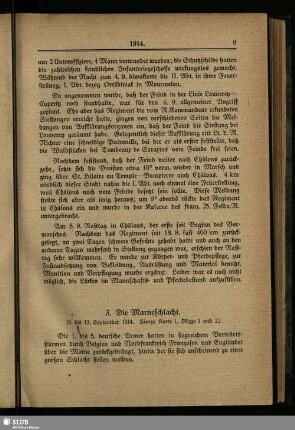 3. Die Marneschlacht : (6. bis 13. September 1914)