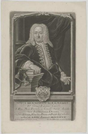 Bildnis des Justus Henningus Boehmerus