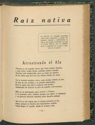 Arrastrando el Ala