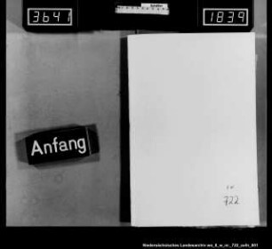 Die Aufnahme des Holdorfschen Inventariums