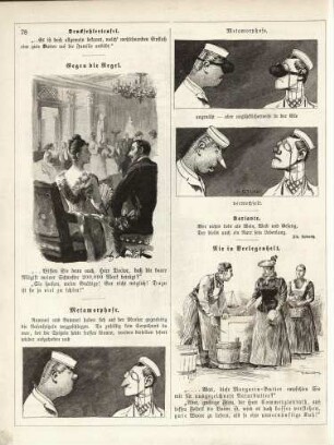 "Gegen die Regel" "Metamorphose" "In die Verlegenheit"