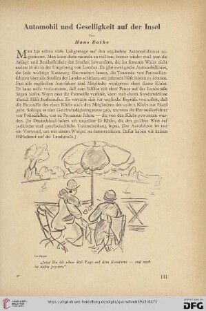 12: Automobil und Geselligkeit auf der Insel