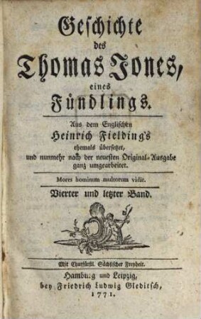 Geschichte des Thomas Jones, eines Fündlings, 4
