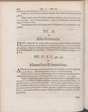 Tit. III. De Albo scribendo.