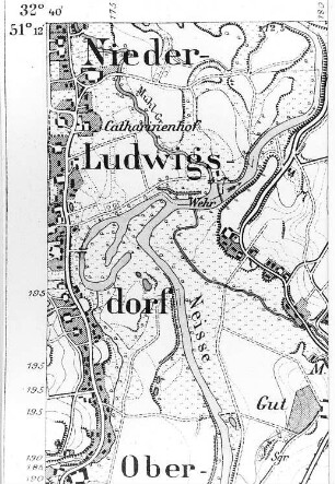 Görlitz-Ludwigsdorf. Meßtischblatt, Sekt. Lichtenberg, 1886