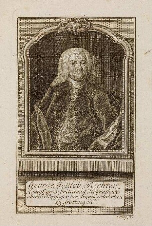 Bildnis von Georg Gottlob Richter (1694-1773)