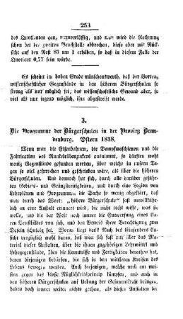 Die Programme der Bürgerschulen in der Provinz Brandenburg. Ostern 1838