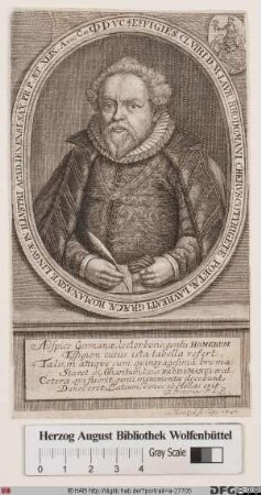 Bildnis Lorenz Rhodomann (eig. Rosemann?)