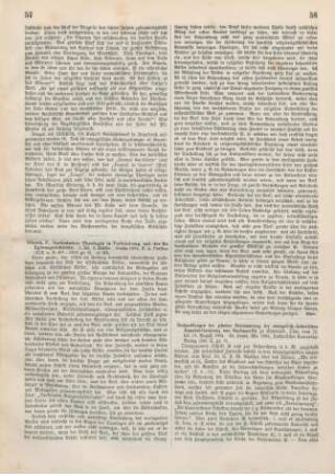 57-58 [Rezension] Gloatz, Paul, Spekulative Theologie in Verbindung mit der Religions-Geschichte