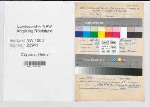 Entnazifizierung Heinz Cuypers, geb. 29.05.1908 (Kriminalbeamter)