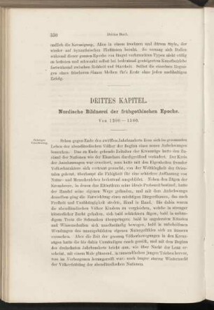 Drittes Kapitel. Nordische Bildnerei der frühgothischen Epoche. Von 1200 - 1300.